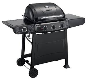 Char-Broil 36,000 BTU 3-Burner Gas Grill, 522 Square Inch with Side Burner