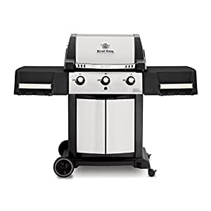 Broil King 986554 Signet 20 Liquid Propane Gas Grill, Stainless Steel/Black