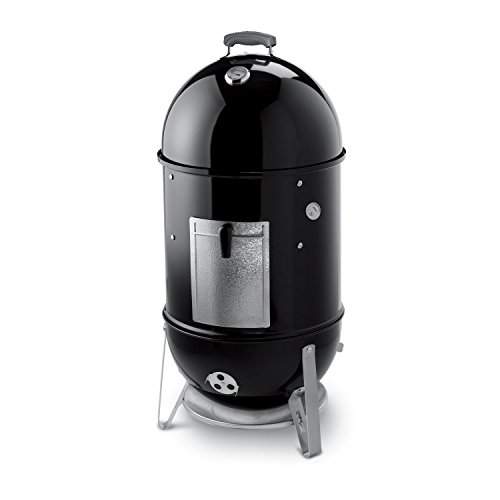 Weber 721001 Smokey Mountain Cooker 18-Inch Charcoal Smoker, Black