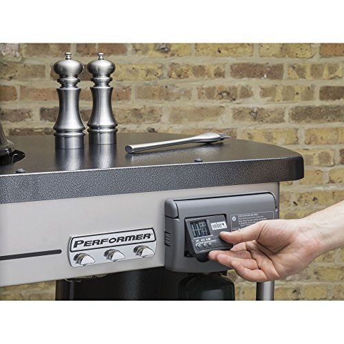 Weber 15501001 Performer Deluxe Charcoal Grill, 22-Inch, Black